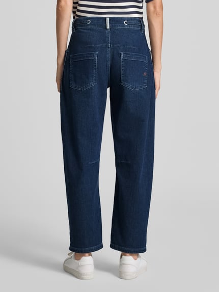 Buena Vista Barrel Jeans aus Baumwoll-Mix Dunkelblau 5