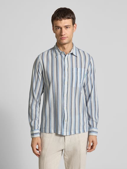 Scotch & Soda Freizeithemd mit Knopfleiste Lavender 4