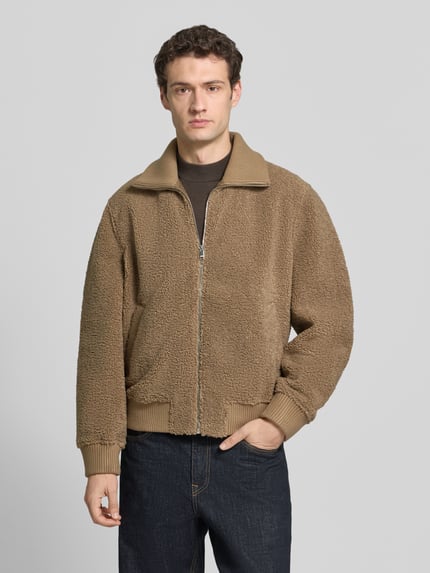 DRYKORN Jas met opstaande kraag en ritssluiting model 'GRALON' Beige - 4