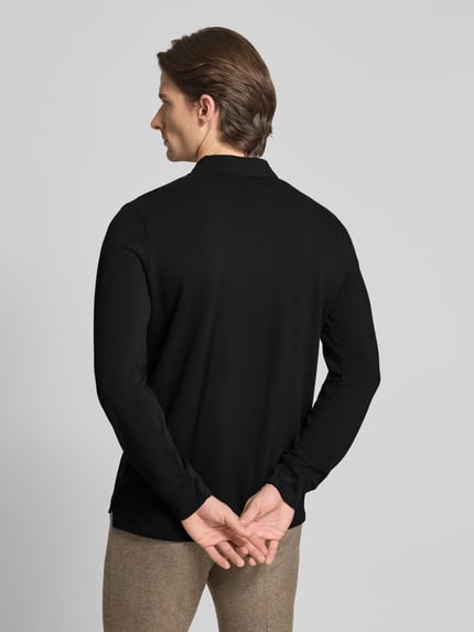 Polo Ralph Lauren Classic Fit Poloshirt mit Label-Stitching Black 5