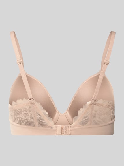 Calvin Klein Underwear Regular fit beha met kant, model 'Cove' Beige - 3