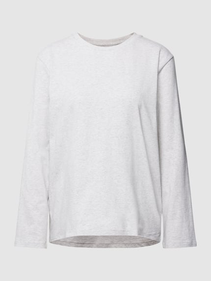 SCHIESSER Pyjama-Oberteil im unifarbenen Design Modell 'Mix+Relax' Hellgrau 1