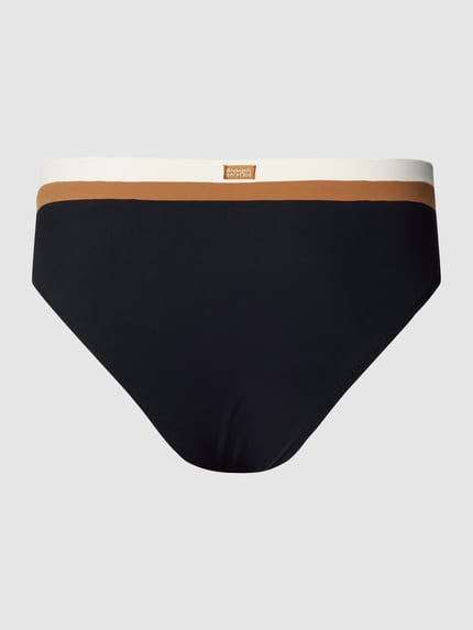 Banana Moon Bikinibroekje met contraststrepen, model 'LAKA MONTECITO' Zwart - 3