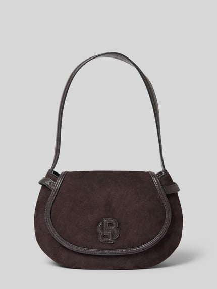 BOSS Umhängetasche mit Logo-Applikation Dunkelbraun 1