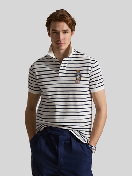 Polo Ralph Lauren Koszulka polo o kroju regular fit z detal:em z nadruk polo bear Biały 4