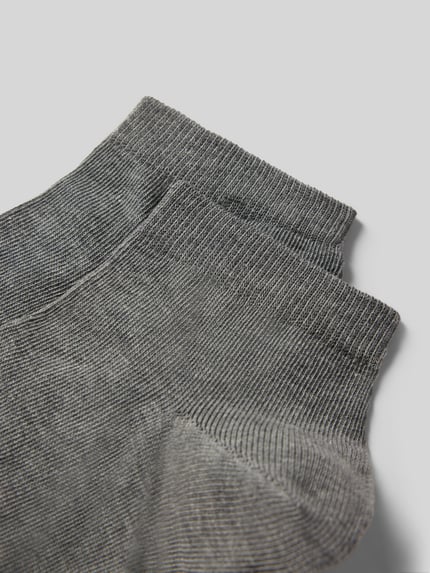 FALKE Sneaker-Socken mit geripptem Abschluss im 2er-Pack Silber Melange 2