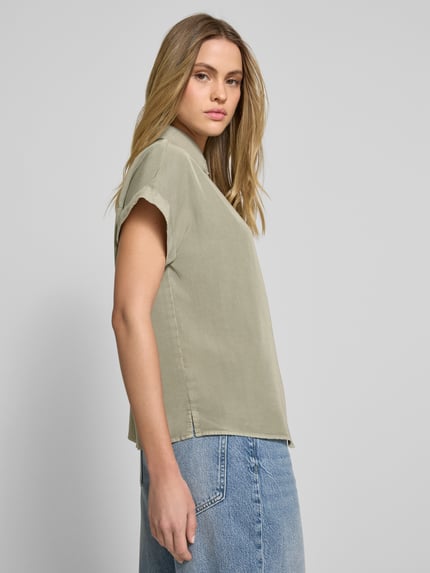 Jake*s Casual Regular Fit Hemdbluse mit Knopfleiste Lind 3