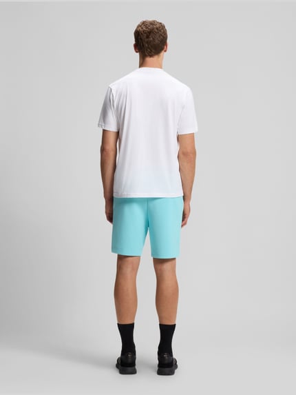 BOSS Green Regular Fit T-Shirt aus Baumwoll-Mix Modell 'TS_Union Tape' Weiss 5