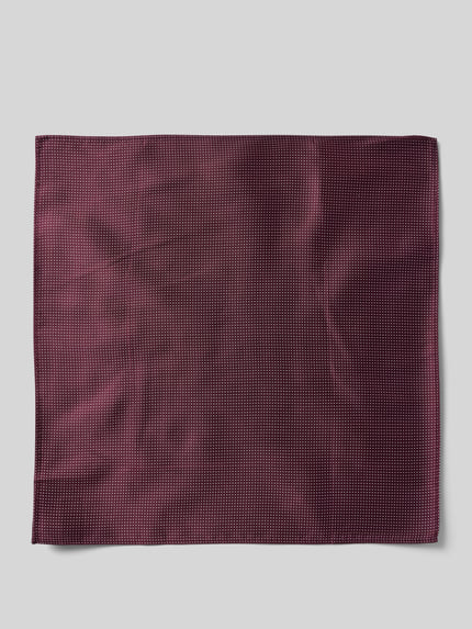 Willen Einstecktuch aus reiner Seide Bordeaux 2