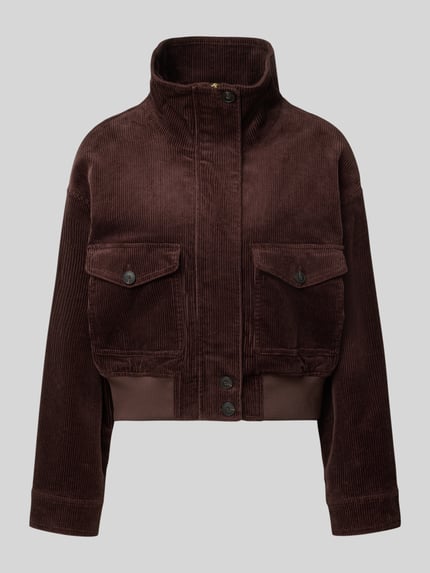 Regular Fit Blouson aus Baumwoll-Mix Shop The Look MANNEQUINE
