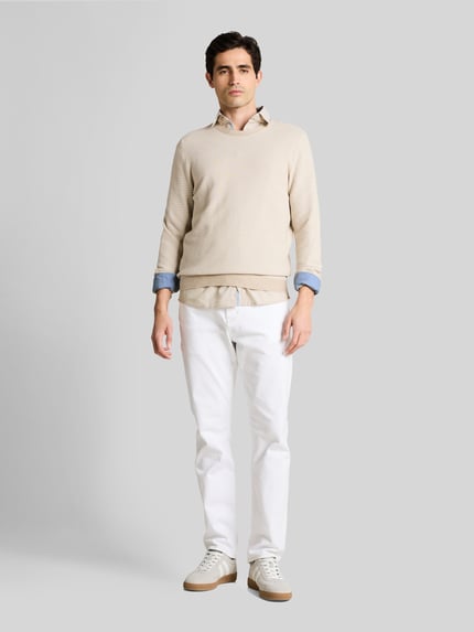 Tom Tailor Regular Fit Freizeithemd aus Leinen-Baumwolle-Mix Beige 1