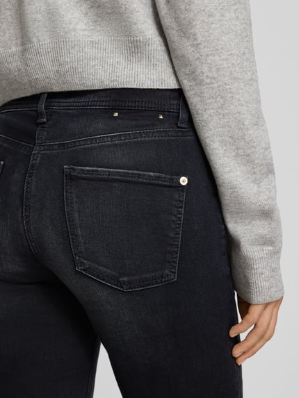 CAMBIO Slim Fit Jeans im 5-Pocket-Design Modell 'PIPER' Anthrazit 3