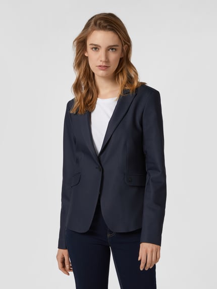 MOS MOSH Blazer met reverskraag, model 'BLAKE NIGHT' Marineblauw - 4