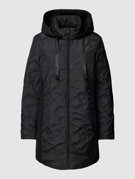 Christian Berg Woman Selection Steppjacke mit Einsatz aus Scuba und Kapuze Black 2