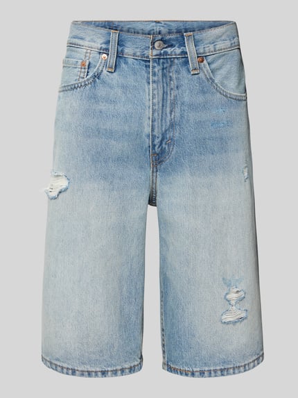 Levi's® Szorty jeansowe o luźnym kroju z przetarciami Jasnoniebieski 2