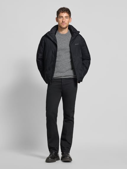 CK Calvin Klein Jacke mit Stehkragen und Logo-Print Black 1
