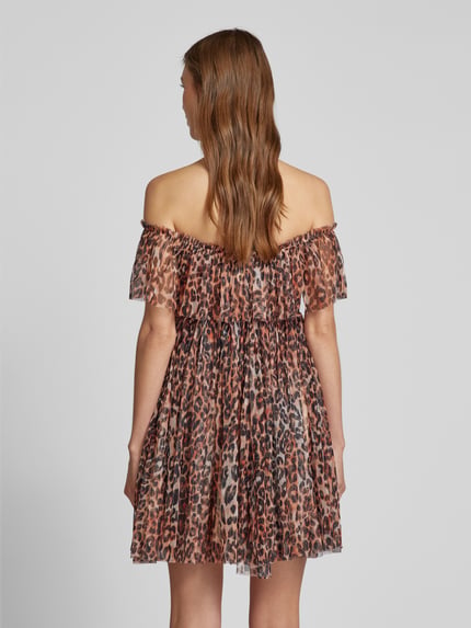 Lace & Beads Avondjurk in laagjeslook Middenbruin - 5