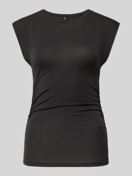 Slim Fit T-Shirt aus Lyocell-Mix Modell 'AVASARAH' Shop The Look MANNEQUINE