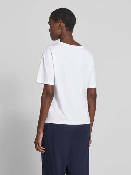 monari T-shirt met ronde hals Offwhite - 5