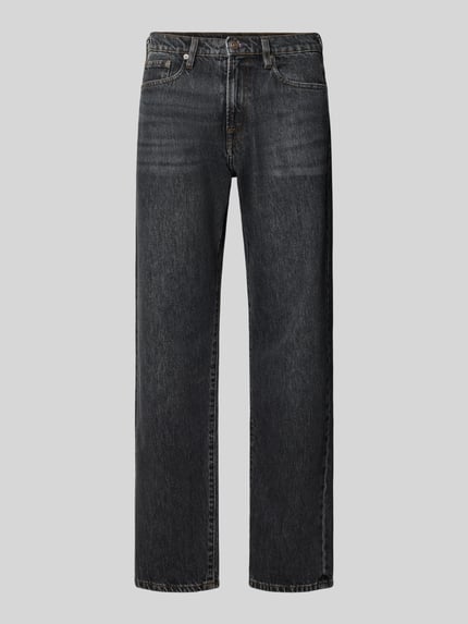 Straight Fit Jeans aus reiner Baumwolle Shop The Look MANNEQUINE
