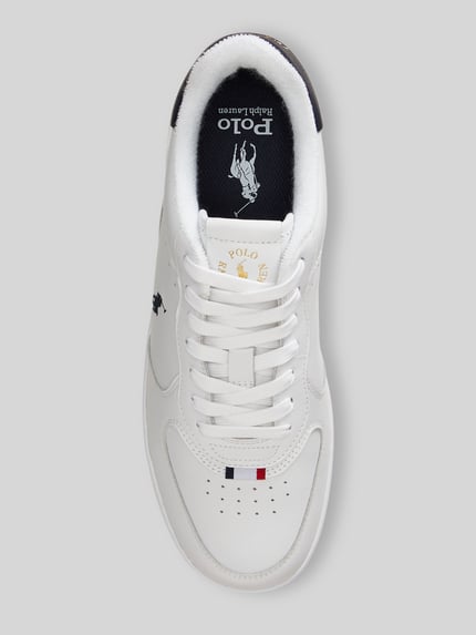 Polo Ralph Lauren sneakers van echt leer Wit - 4