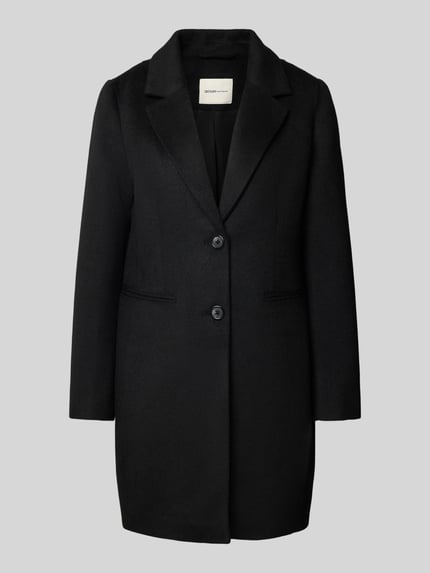 Tom Tailor Denim Slim Fit Mantel mit Woll-Anteil Black 2