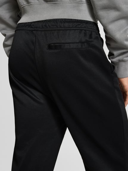 PEGADOR Trainingsbroek met elastische band en labelstitching Zwart - 3