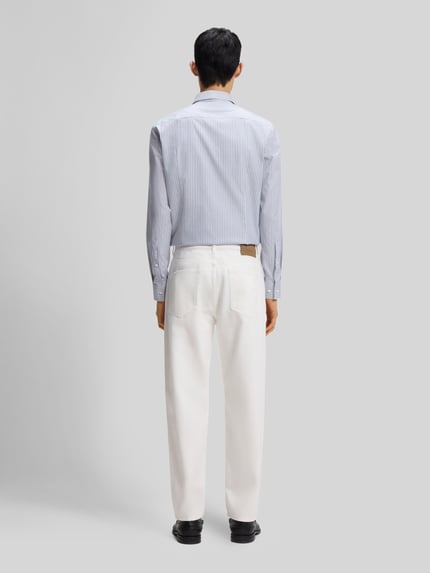 HUGO relaxed fit jeans van puur katoen Offwhite - 5