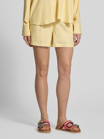 JJXX Short met elastische band model 'ALMIRA' Lichtgeel - 4
