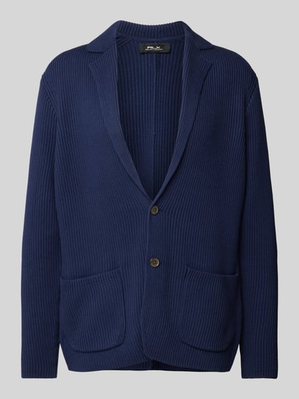 Polo Ralph Lauren Kurtka z dzianiny z kołnierzem rewersowym Granatowy 2