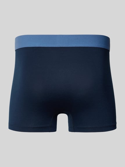SCHIESSER Boxershorts mit elastischem Logo-Bund im 3er-Pack Marine 3
