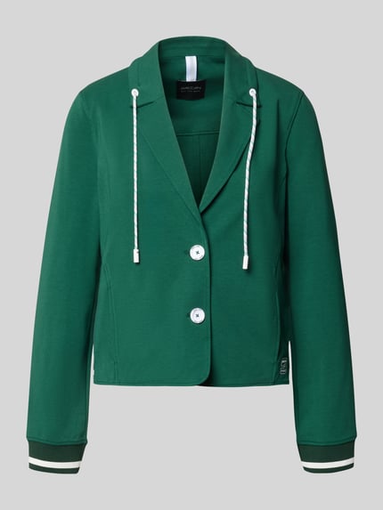 Marc Cain Regular Fit Blazer mit Eingrifftaschen Gruen 2