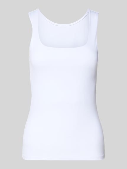 Slim Fit Tank Top mit U-Ausschnitt Modell 'LULA' Shop The Look MANNEQUINE