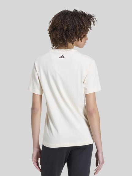 adidas Sportswear Regular Fit T-Shirt aus reiner Baumwolle Offwhite 4