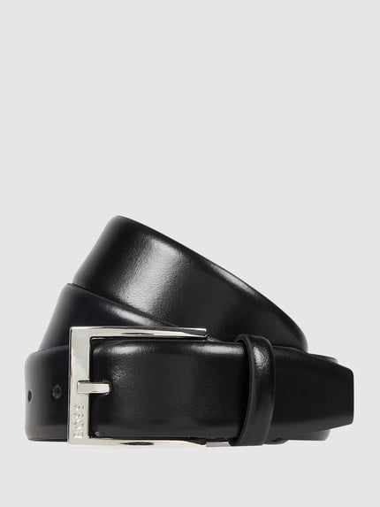 BOSS Ledergürtel mit Dornschließe Modell 'Elloy' Black 1