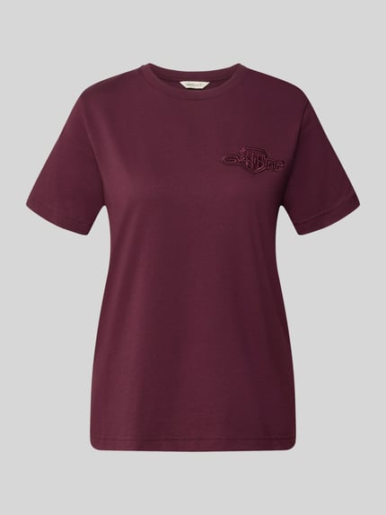 Regular fit t-shirt van puur katoen Shop The Look MANNEQUINE