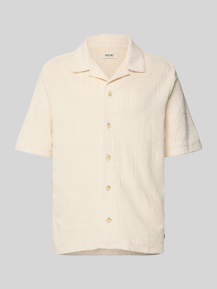 Shiwi Regular Fit Freizeithemd mit Reverskragen Modell 'Ted' Offwhite 1