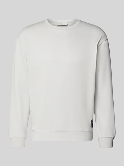 Tom Tailor Denim Regular Fit Sweatshirt aus Baumwoll-Mix Hellgrau 2
