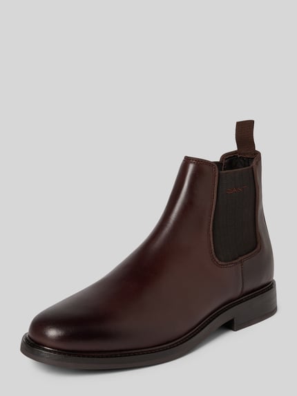 GANT Buty chelsea z wyhaftowanym logo model ‘St Fairkon’ Ciemnobrązowy 1