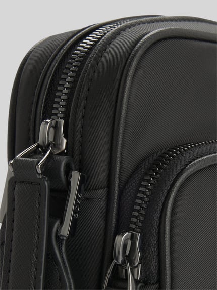 BOSS Umhängetasche aus Twill Modell 'B_ICON_NS CROSSB' Black 6