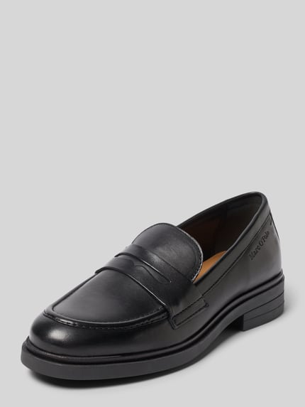 Marc O'Polo Loafers van echt schapenleer model 'Paula 34' Donkerbruin - 1