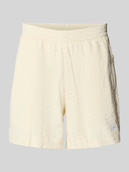 BLKVIS Relaxed fit korte broek met ritszakken Offwhite - 2