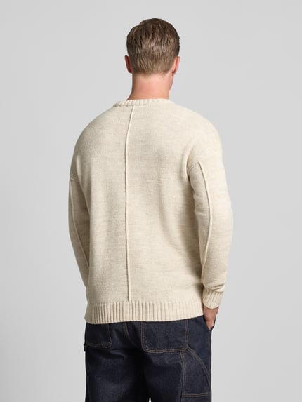 DRYKORN Loose Fit Strickpullover mit Woll-Anteil Modell 'MALIO' Sand 5