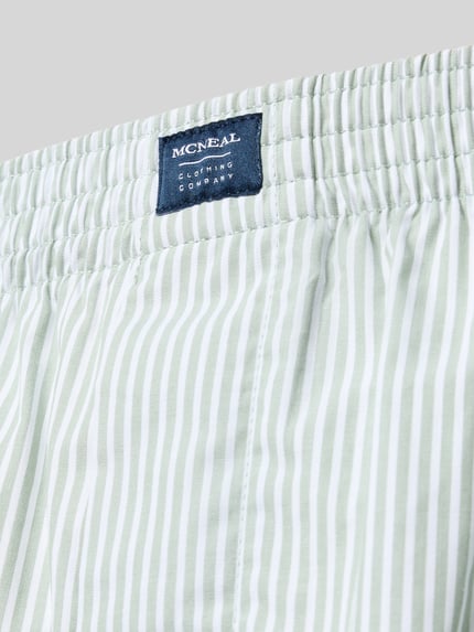 Produktfoto, Boxershorts mit elastischem Bund im 3er-Pack von MCNEAL z bawełny, krój regular fit, elastyczny pas, detal z logo, Zestaw 3 szt.