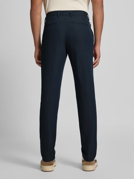 BOSS Slim Fit Anzughose aus Baumwoll-Mix Modell 'KAITON' Marine 5