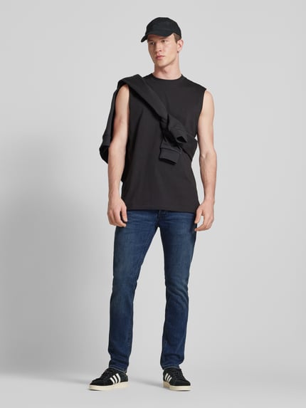 JACK & JONES Jeansy o kroju slim fit z bawełny model ‘GLENN’ Jeansowy niebieski 1