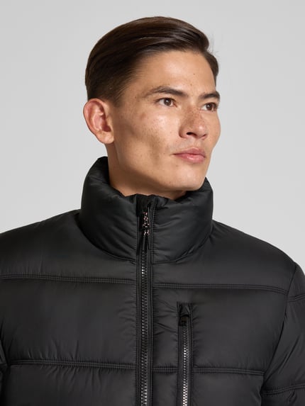 Tom Tailor Regular Fit Steppjacke mit Stehkragen Black 3