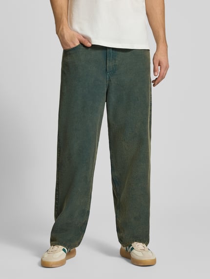 JACK & JONES Baggy Fit Cordhose Modell 'ALEX' Oliv 4