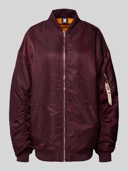 Oversized Bomberjacke mit Eingrifftaschen Shop The Look MANNEQUINE