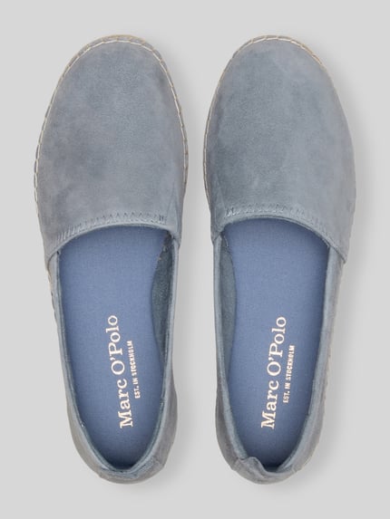 Marc O'Polo Espadrilles aus Veloursleder Modell 'GEM' Hellblau 3